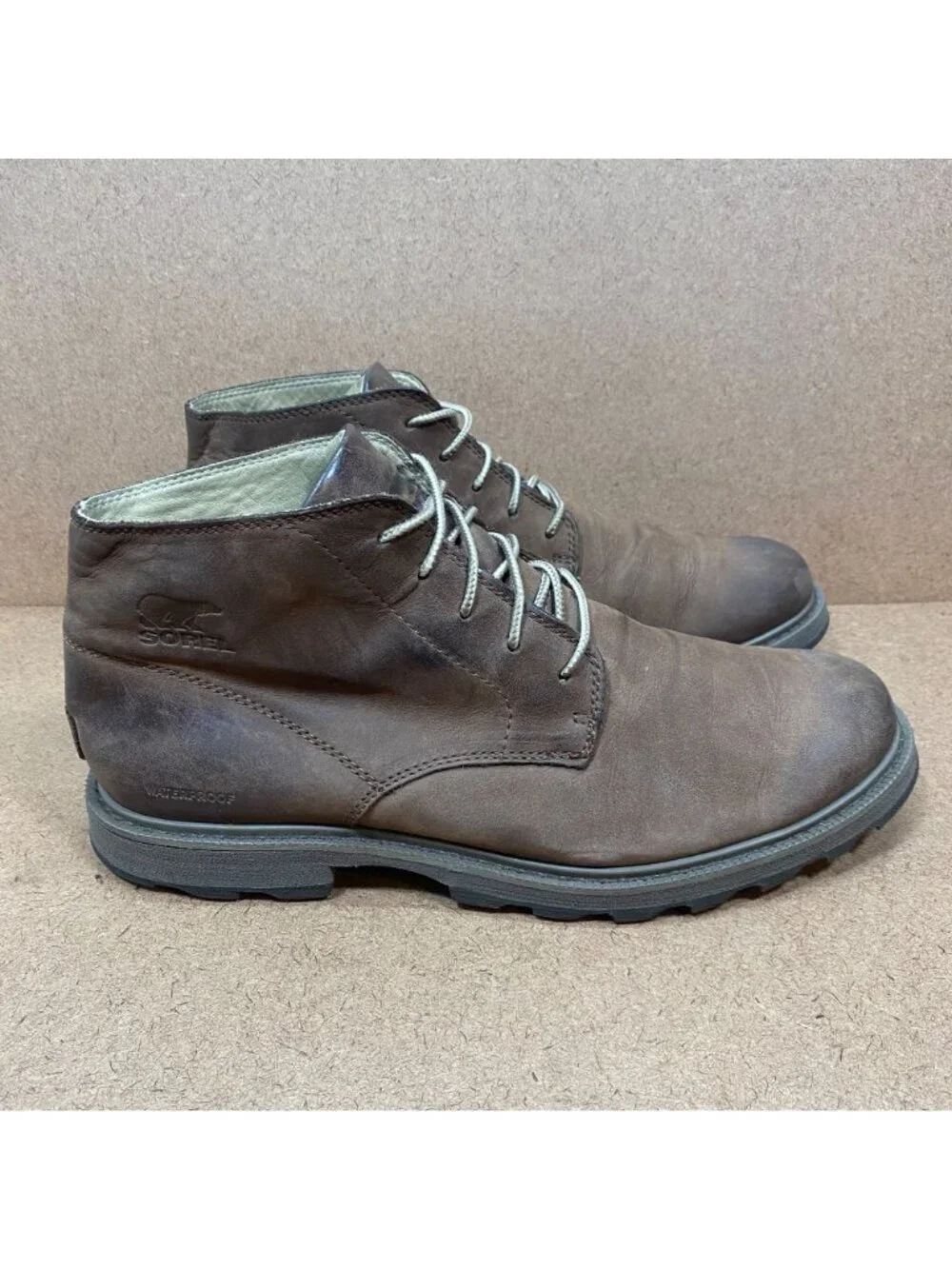 Sorel Mens Madson ll Waterproof Brown Leather Chukka Boots SZ 10 Casual Outdoor